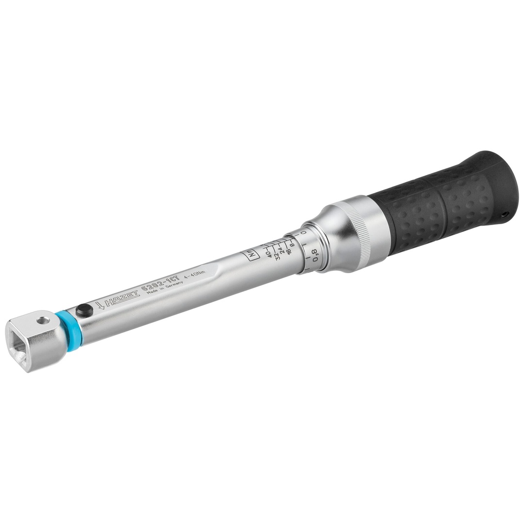 Hazet Drehmomentschlüssel mit DAkkS-Kalibrierschein 4 - 40 Nm, Genauigkeit: 2%, 9 x 12 mm Einsteck-Vierkant hohl, Länge 240 mm
