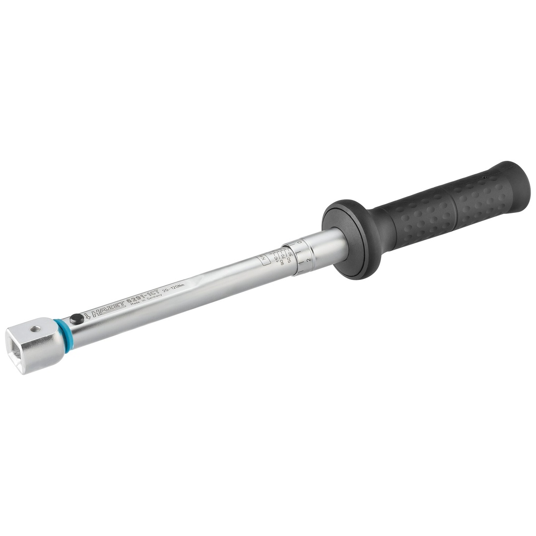 Hazet Drehmomentschlüssel 20 - 120 Nm, Genauigkeit: 2%, 14 x 18 mm Einsteck-Vierkant hohl, Länge 401 mm