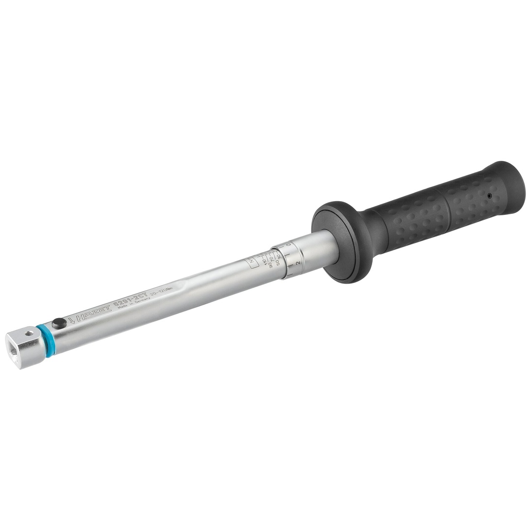 Hazet Drehmomentschlüssel 20 - 120 Nm, Genauigkeit: 2%, 9 x 12 mm Einsteck-Vierkant hohl, Länge 389 mm