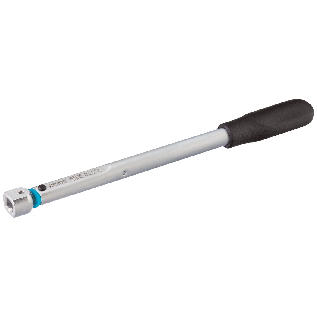 Hazet Drehmomentschlüssel 15 - 85 Nm, Genauigkeit: 2%, 9 x 12 mm Einsteck-Vierkant hohl, Länge 316 mm
