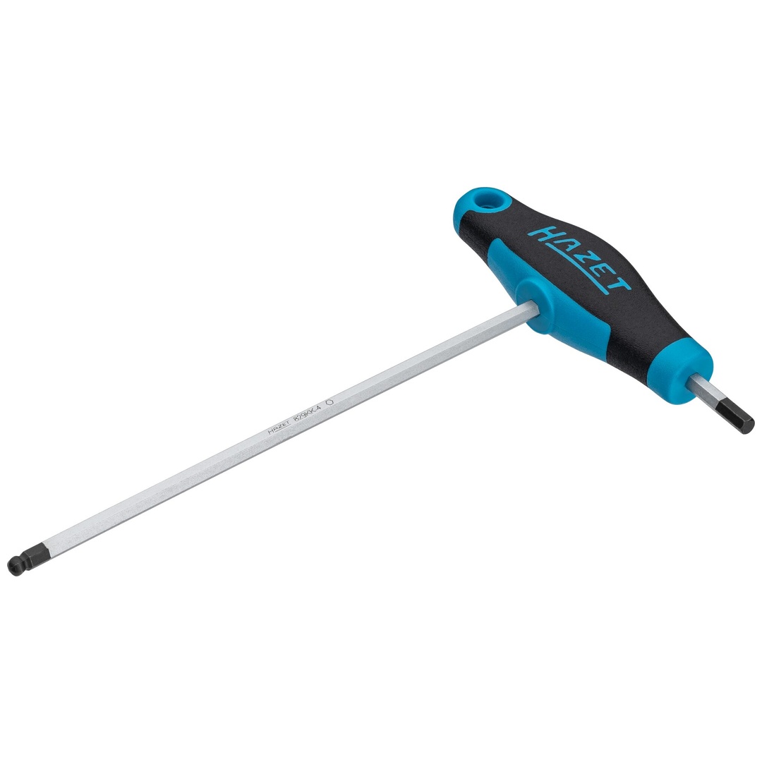 Hazet Schraubendreher, mit T-Griff 829KK-4, Innen Sechskant Profil, SW 4 mm