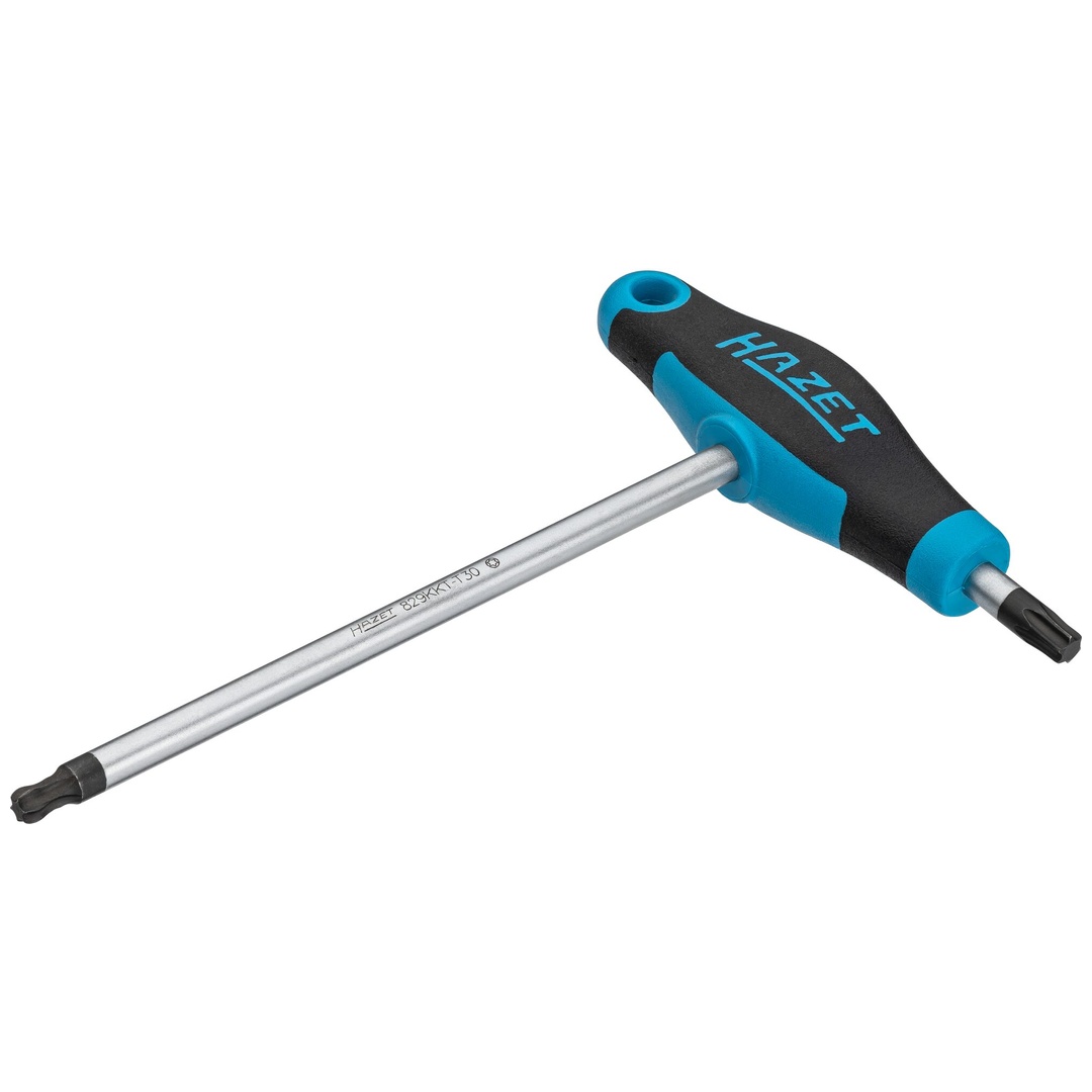 Hazet Schraubendreher, mit T-Griff 829KKT-T30, Innen TX Profil, SW T30