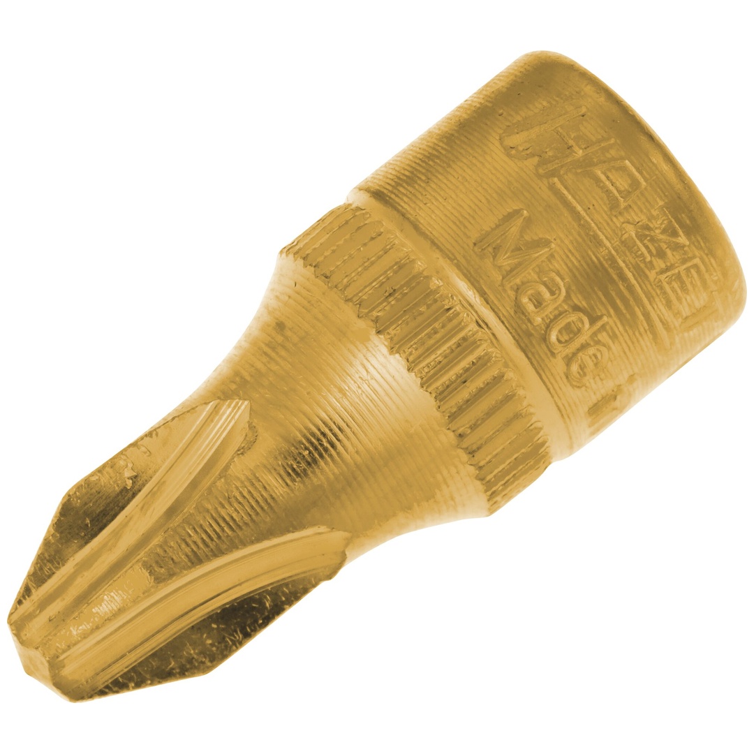 Hazet Schraubendreher-Steckschlüsseleinsatz 1/4 (6,3 mm) Vierkant hohl, Kreuzschlitz Profil PH, SW PH3