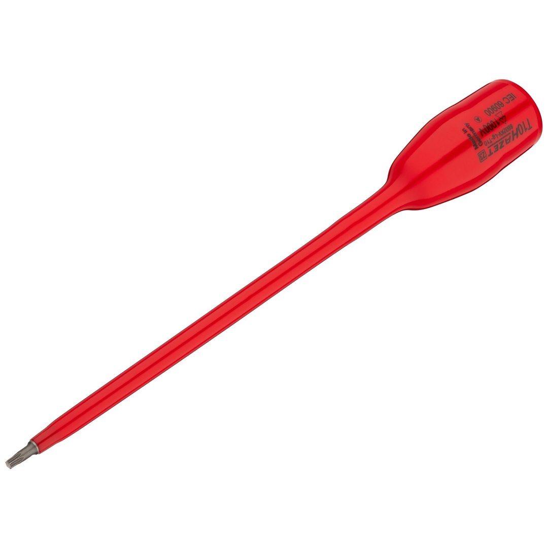 Hazet Schraubendreher-Steckschlüsseleinsatz, schutzisoliert 8802KV-LG-T10, 3/8 (10 mm) Vierkant hohl, Innen TX Profil, SW T10