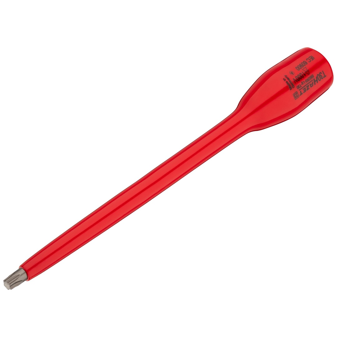Hazet Schraubendreher-Steckschlüsseleinsatz, schutzisoliert 8802KV-LG-T30, 3/8 (10 mm) Vierkant hohl, Innen TX Profil, SW T30