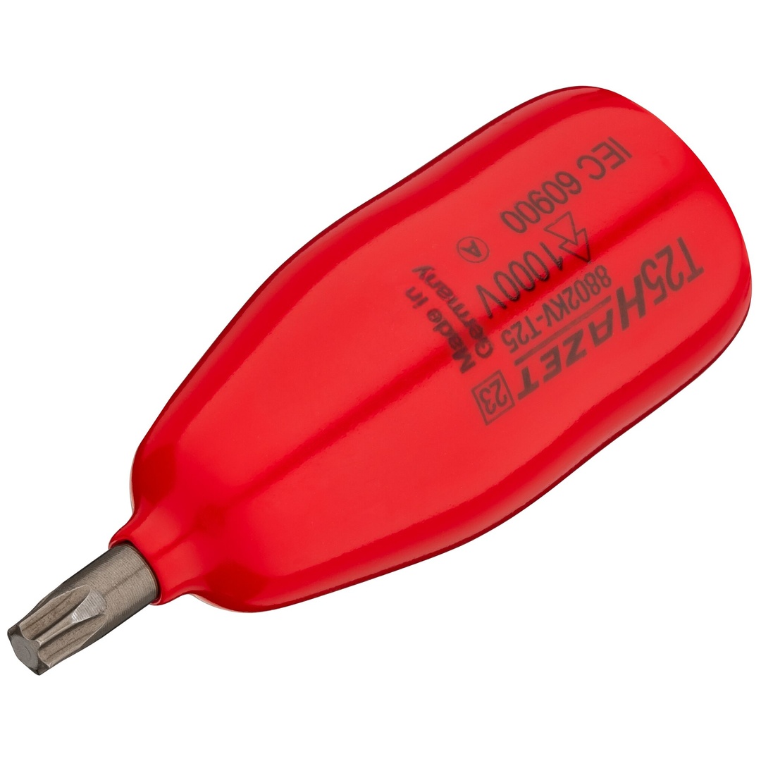 Hazet Schraubendreher-Steckschlüsseleinsatz, schutzisoliert 8802KV-T25, 3/8 (10 mm) Vierkant hohl, Innen TX Profil, SW T25