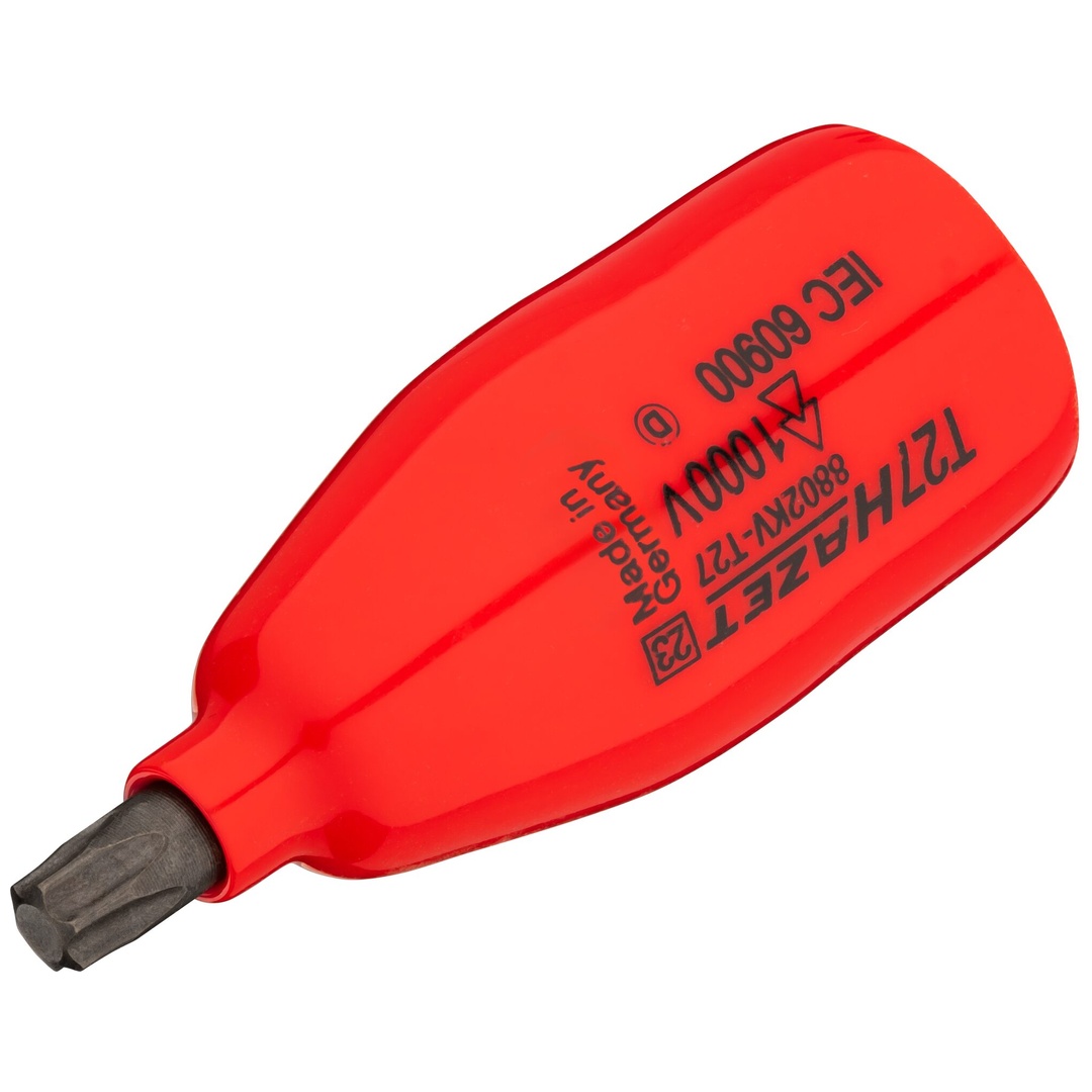 Hazet Schraubendreher-Steckschlüsseleinsatz, schutzisoliert 8802KV-T27, 3/8 (10 mm) Vierkant hohl, Innen TX Profil, SW T27