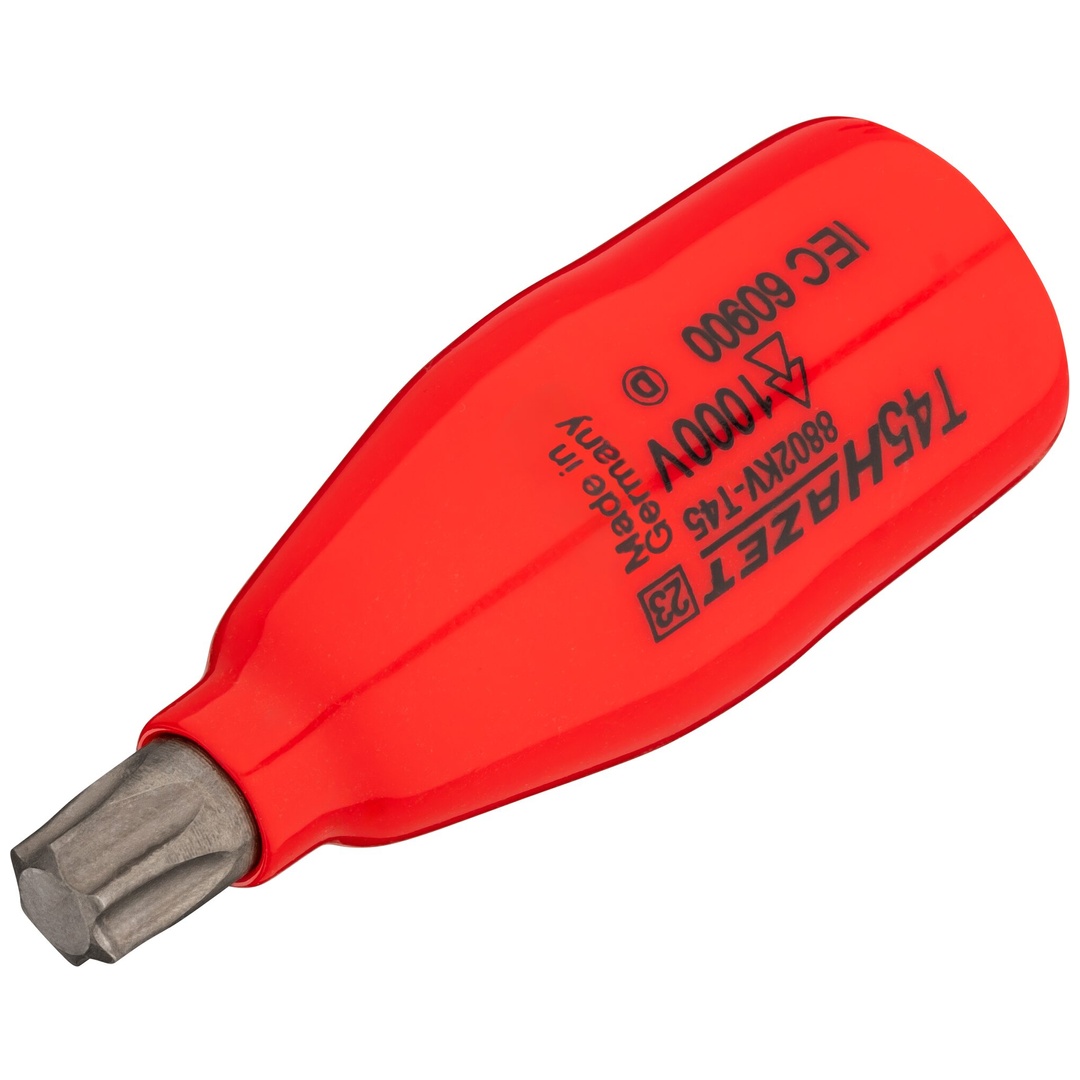 Hazet Schraubendreher-Steckschlüsseleinsatz, schutzisoliert 8802KV-T45, 3/8 (10 mm) Vierkant hohl, Innen TX Profil, SW T45
