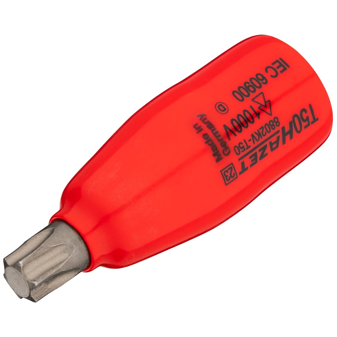 Hazet Schraubendreher-Steckschlüsseleinsatz, schutzisoliert 8802KV-T50, 3/8 (10 mm) Vierkant hohl, Innen TX Profil, SW T50