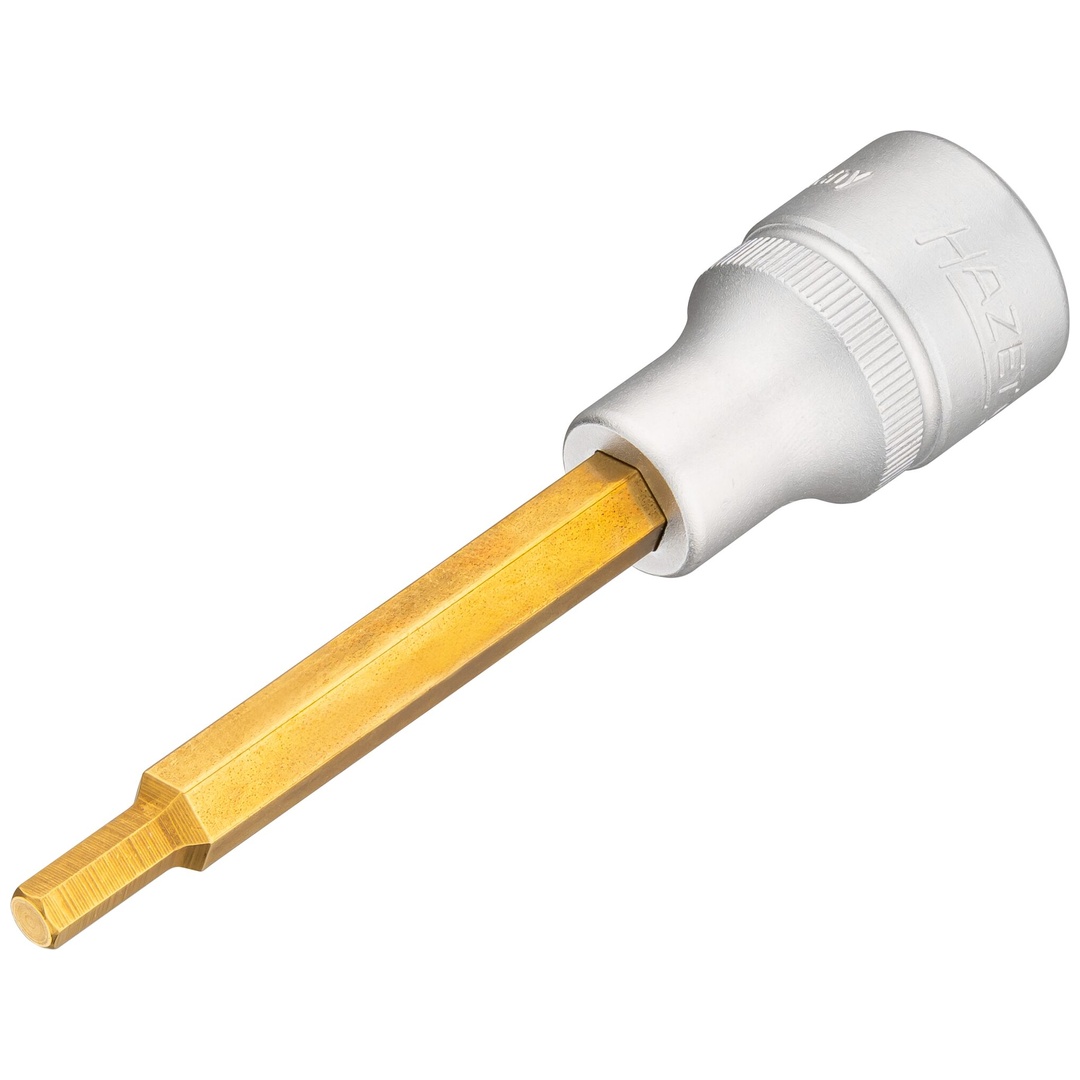 Hazet Schraubendreher-Steckschlüsseleinsatz 986L-5, 1/2 (12,5 mm) Vierkant hohl, Innen Sechskant Profil, SW 5 mm