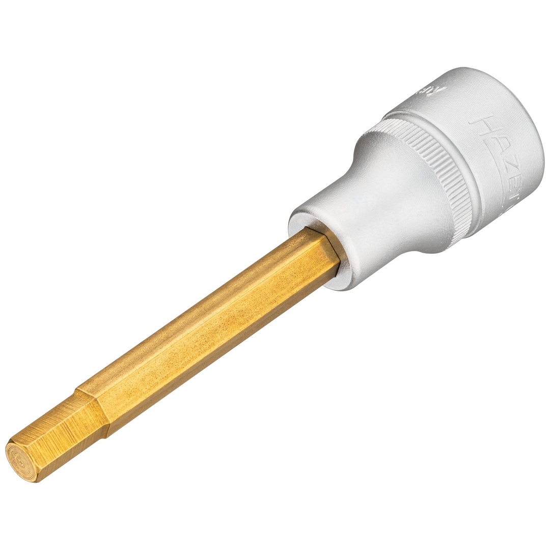 Hazet Schraubendreher-Steckschlüsseleinsatz 986L-7, 1/2 (12,5 mm) Vierkant hohl, Innen Sechskant Profil, SW 7 mm
