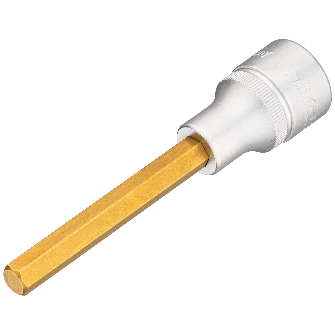 Hazet Schraubendreher-Steckschlüsseleinsatz 986L-8, 1/2 (12,5 mm) Vierkant hohl, Innen Sechskant Profil, SW 8 mm