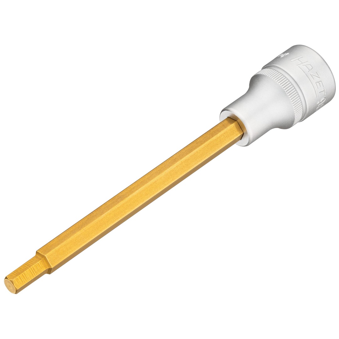 Hazet Schraubendreher-Steckschlüsseleinsatz 986SL-6, 1/2 (12,5 mm) Vierkant hohl, Innen Sechskant Profil, SW 6 mm