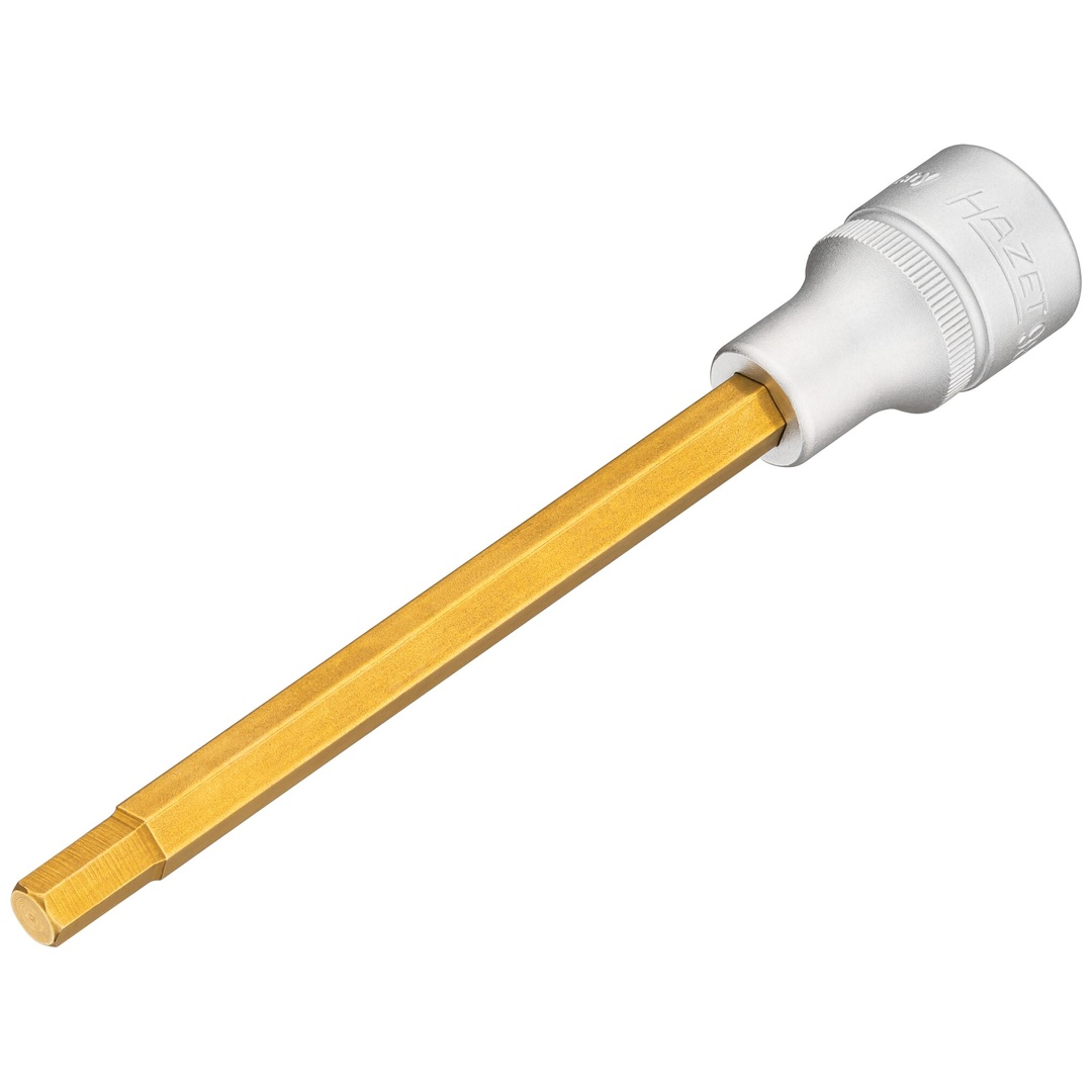 Hazet Schraubendreher-Steckschlüsseleinsatz 986SL-7, 1/2 (12,5 mm) Vierkant hohl, Innen Sechskant Profil, SW 7 mm