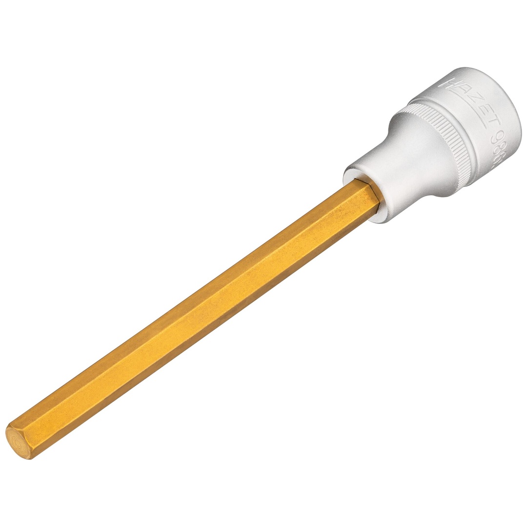 Hazet Schraubendreher-Steckschlüsseleinsatz 986SL-8, 1/2 (12,5 mm) Vierkant hohl, Innen Sechskant Profil, SW 8 mm