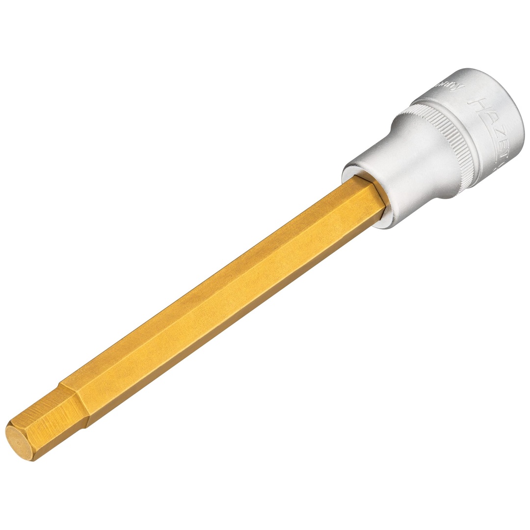 Hazet Schraubendreher-Steckschlüsseleinsatz 986SL-9, 1/2 (12,5 mm) Vierkant hohl, Innen Sechskant Profil, SW 9 mm