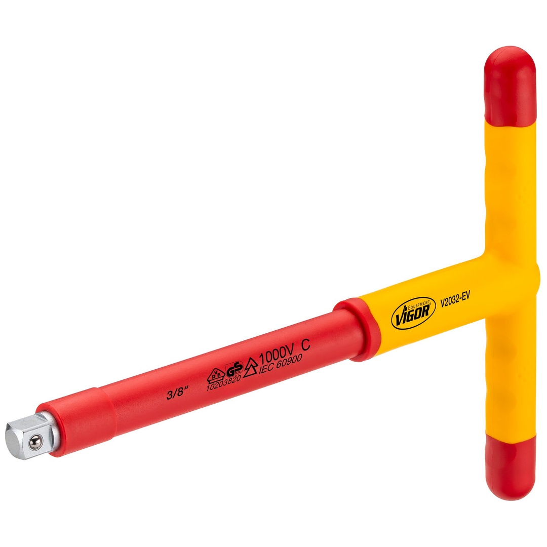 VIGOR T-Griff, EV, 3/8 (10 mm) Vierkant massiv