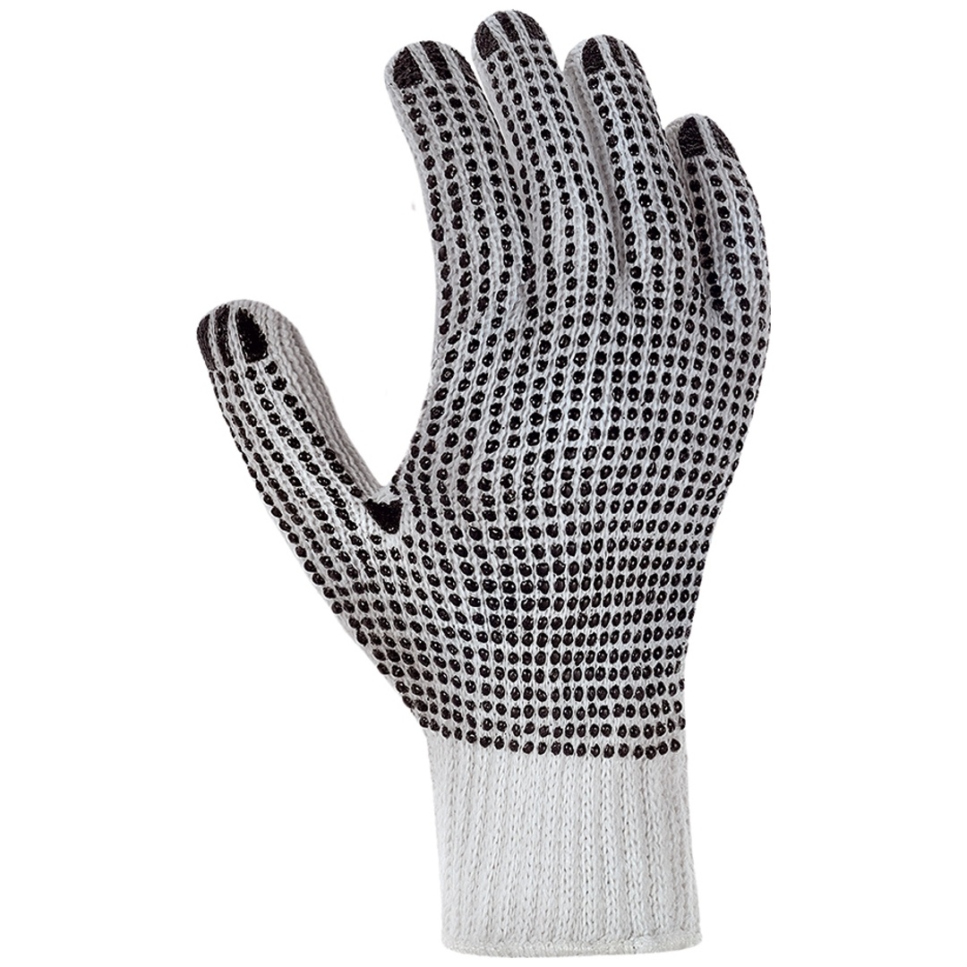 Strickhandschuh beidseitig genoppt PES, GR. 9
