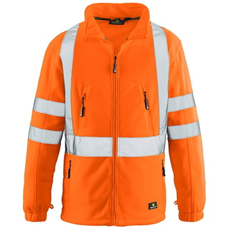 BIG Warnfleecejacke Seattle Gr. S leuchtorange