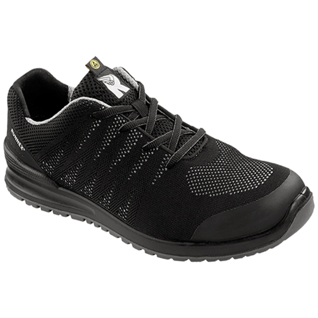 RUNNEX Sicherheitshalbschuh Sportstar S1PS ESD 5108 Gr. 45 schwarz/grau