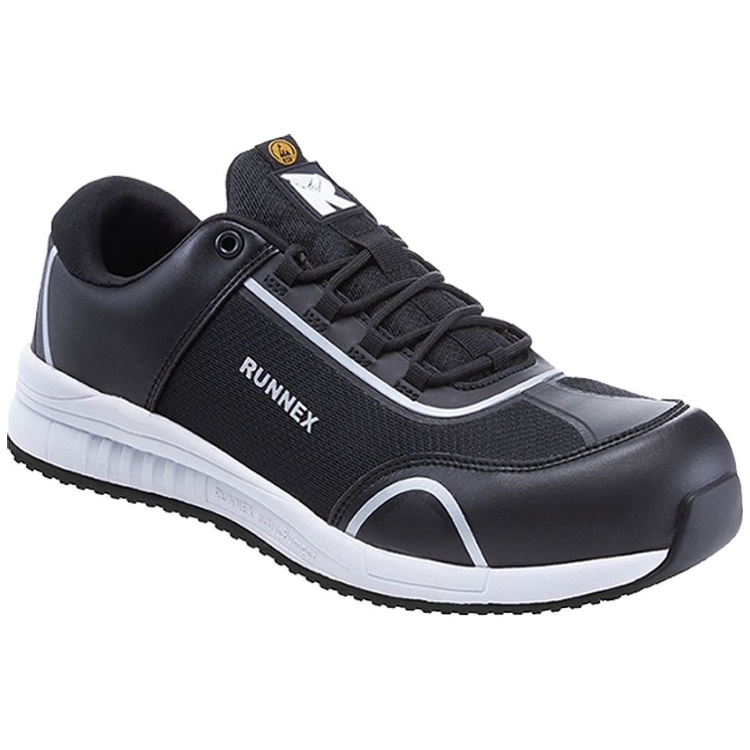 RUNNEX Sicherheitshalbschuh SportStar 5113 S1PS ESD Gr. 46 schwarz/weiß