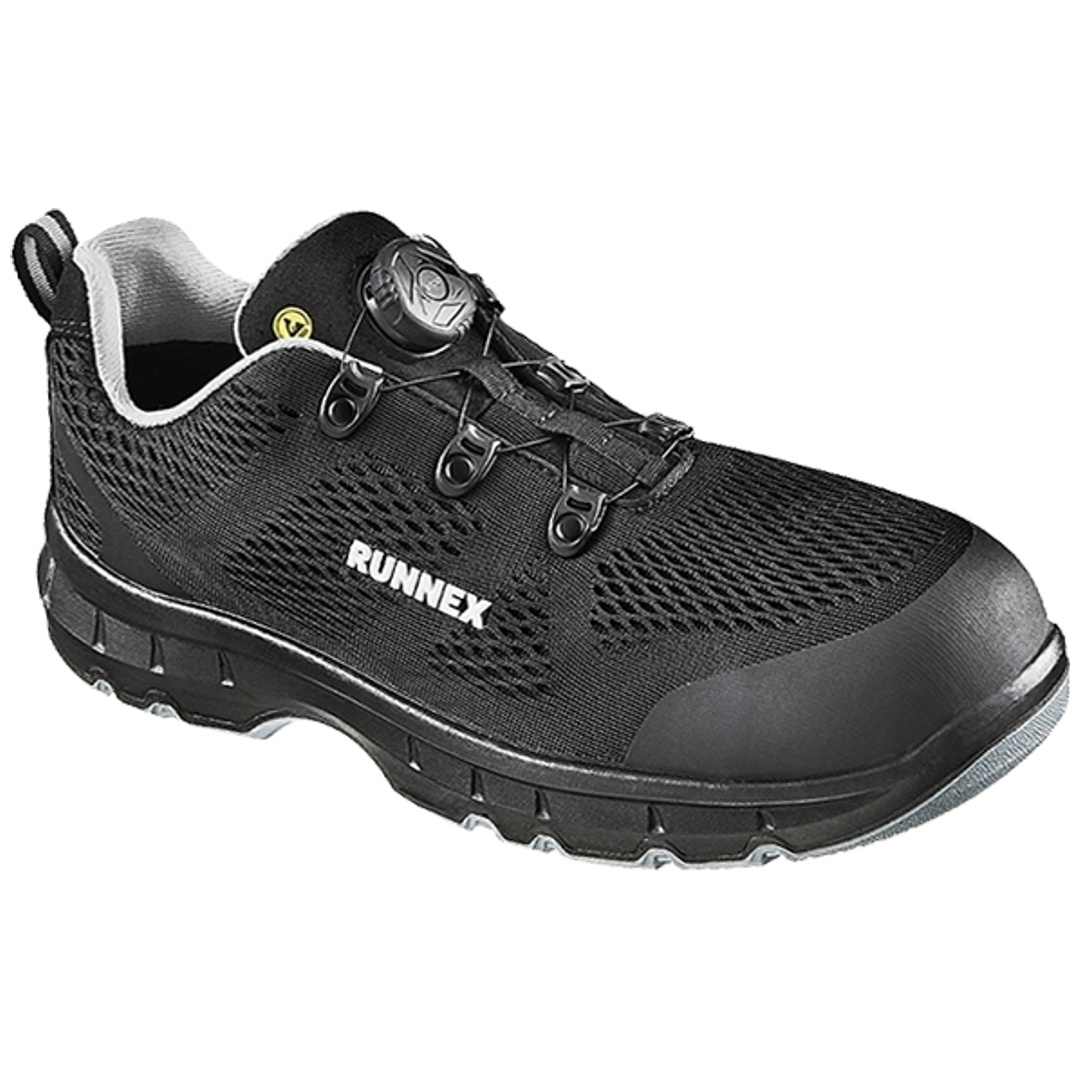 RUNNEX Sicherheitshalbschuh atop FlexStar 5190 S1PS ESD Gr. 38 schwarz/grau