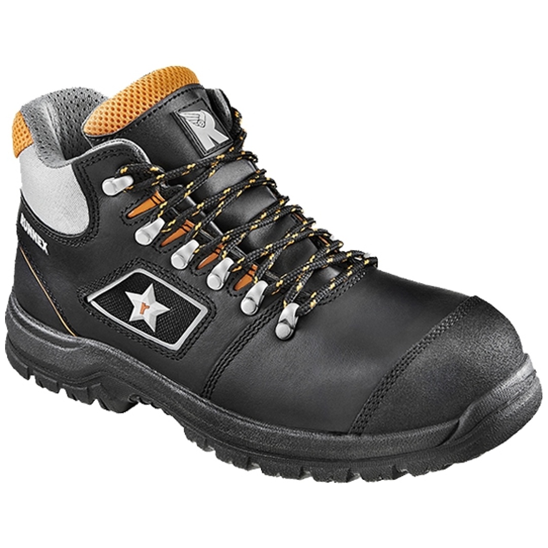 Runnex Sicherheitsstiefel 5308 S3 SRA Gr.46 schwarz/orange