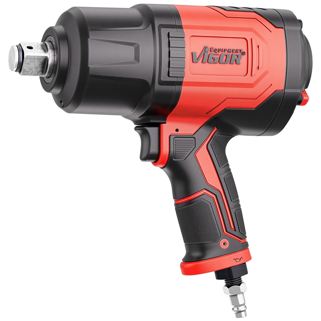 VIGOR Schlagschrauber, V6900, Lösemoment maximal [Nm]: 2300 Nm, 3/4 (20 mm) Vierkant massiv, Hochleistungs-Doppelhammer-Schlagwerk