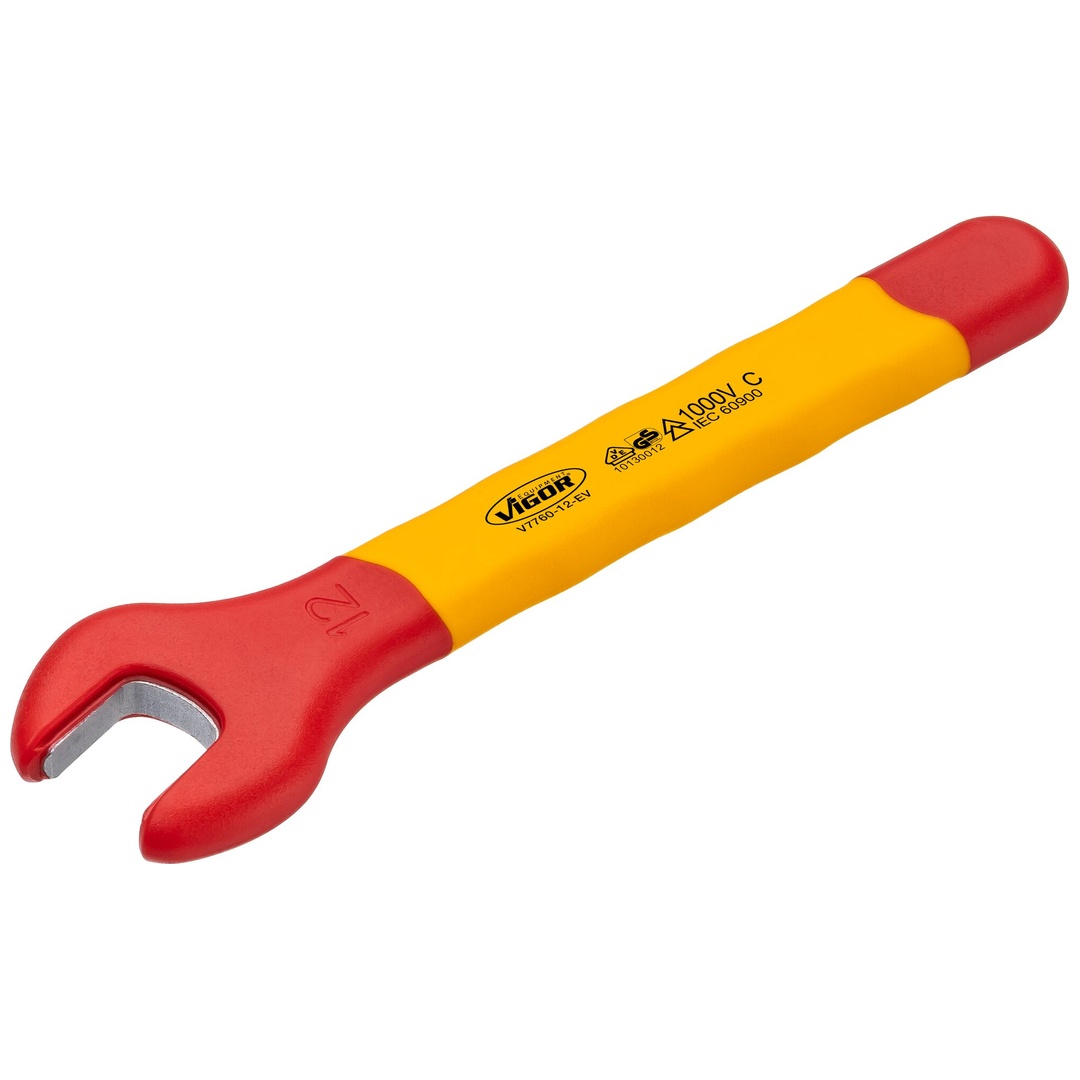 VIGOR Maulschlüssel, EV, Außen Sechskant Profil, SW 12 mm