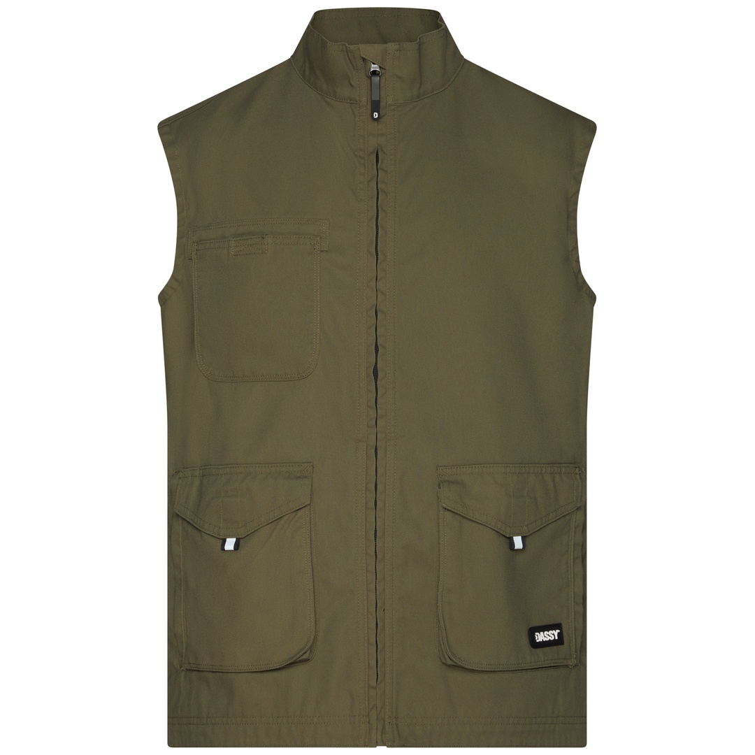 Dassy Arbeitsweste Ellis 350139 PESCOPOS41 Gr. 3XL khakigrün
