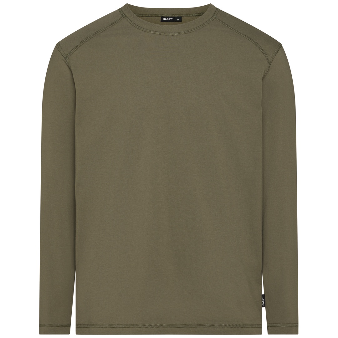 Dassy Langarmshirt FUND 710088 COPESRE14 Gr. 2XL khakigrün