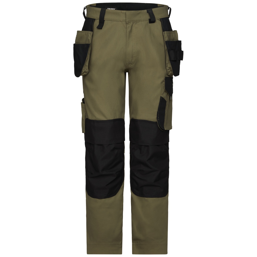 Dassy Arbeitsbundhose Rossi 201170 Gr. 50-PLUS kakigrün/schwarz