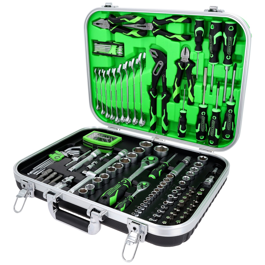 KS Tools COMPETITION 1/4+1/2 Universal-Werkzeug-Satz, 143-tlg.