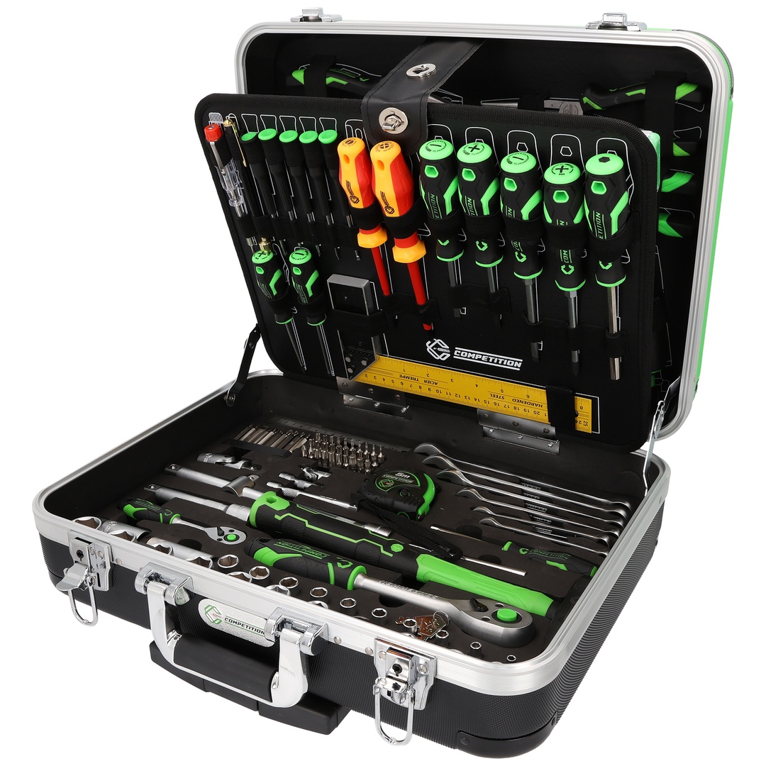 KS Tools COMPETITION 1/4+1/2 Universal-Werkzeug-Satz, 147-tlg.
