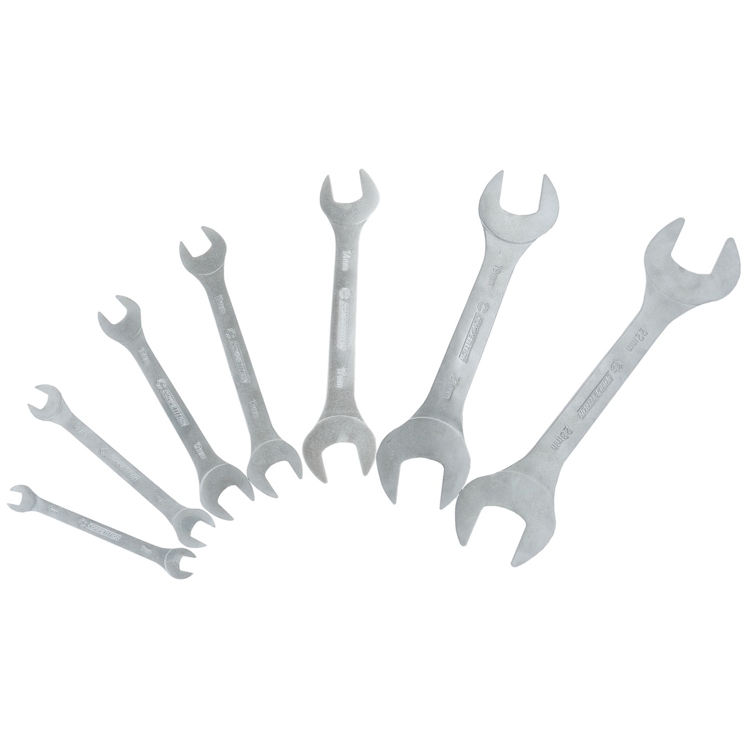 KS Tools COMPETITION Doppel-Maulschlüssel-Satz, 7-tlg., extra flach