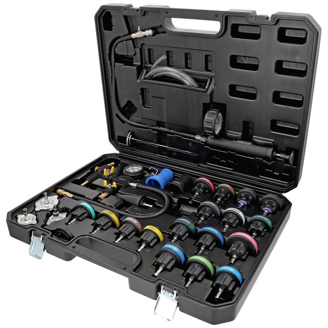 KS Tools COMPETITION Kühlsystem-Diagnose-Satz, 27-tlg.