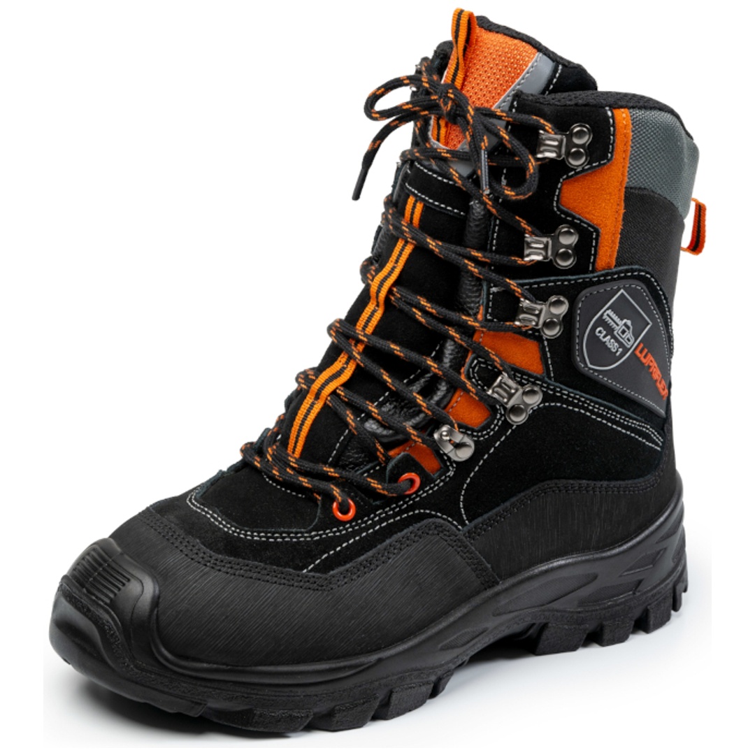 Lupriflex Schnittschutzstiefel 3-630 Sportive Hunter S3 SRC Gr.41 schwarz/orange
