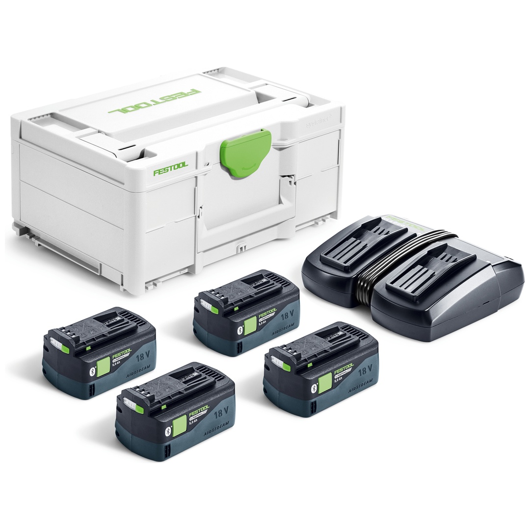 Festool Energie-Set SYS 18V 4xHP5,0/TCL6DUO