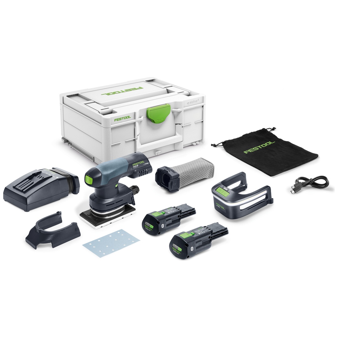 Festool Akku-Rutscher RTSC 400 3,0 I-Plus, incl. Akku 3 Ah, Schnellladegerät, Zubehör, Systainer