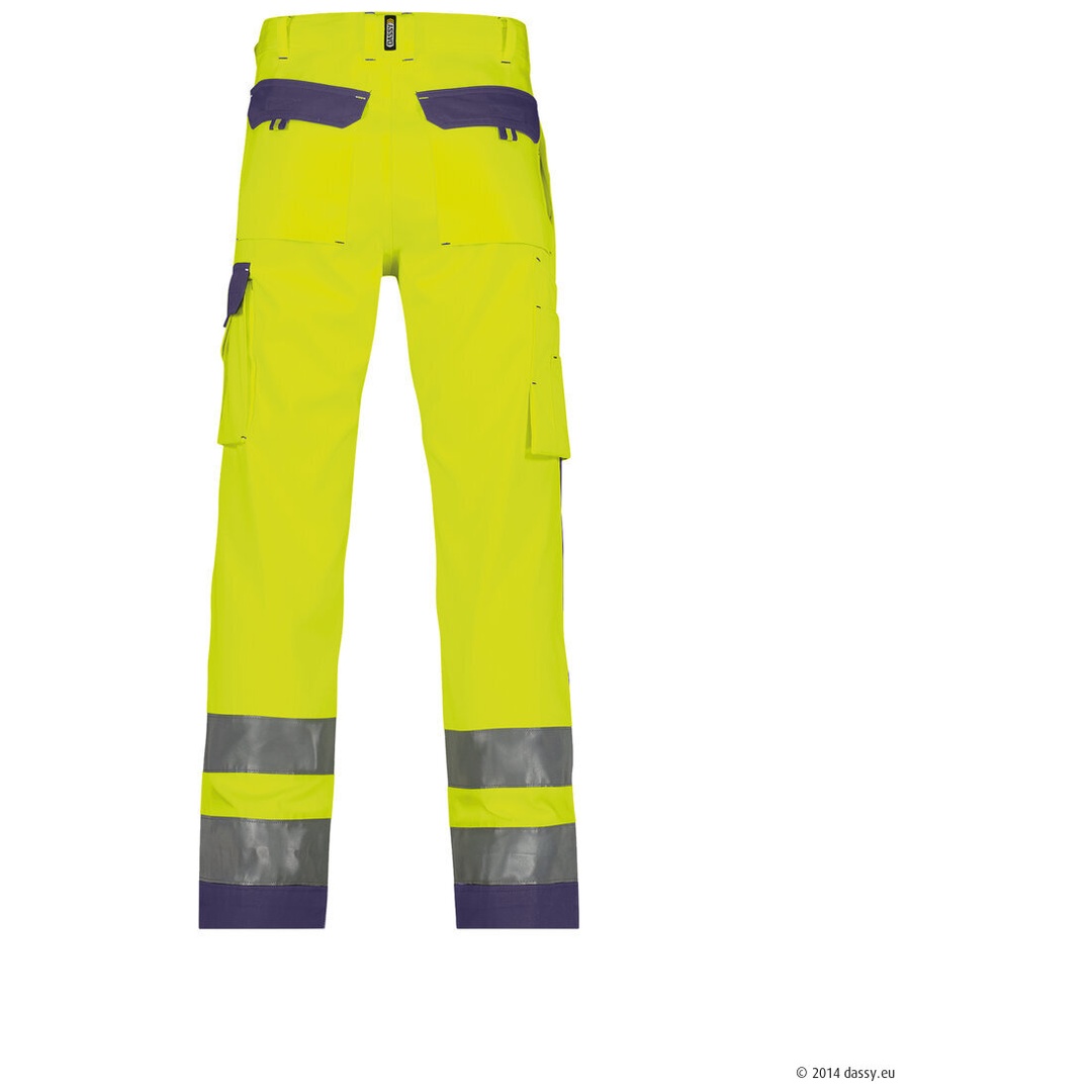 DRESS CONFECT Dassy Warnschutzhose Buffalo PESCO74 STANDARD Gr. 48 gelb/dunkelblau