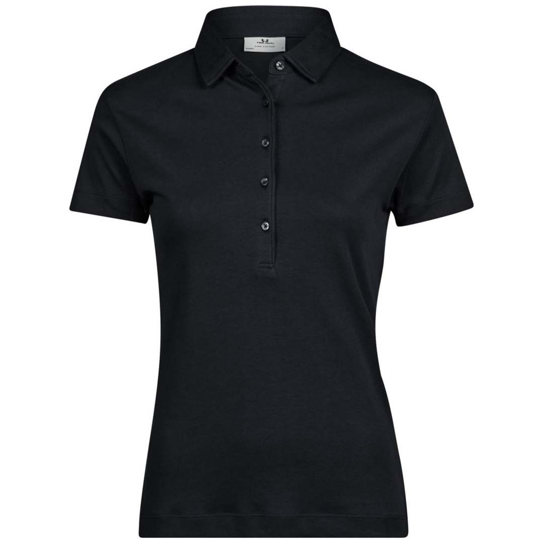 Cotton Classics-18.1441 Damen Pima Baumwoll Polo Gr. XXL black