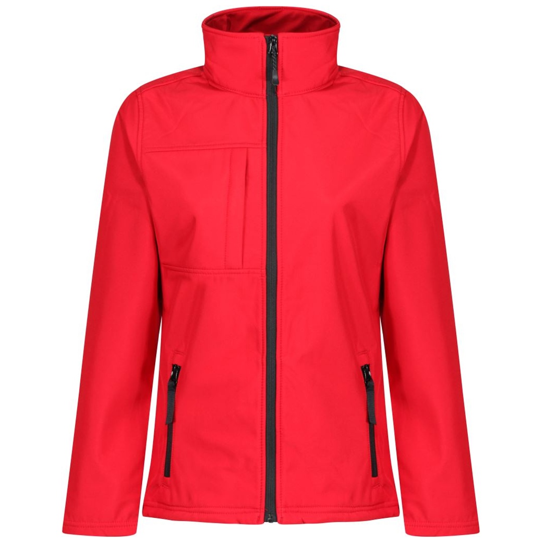 Regatta Professional Cotton Classics-36.A689 Damen 3-Lagen Softshell Jacke Octagon Ii Gr. 18_XXL Classic Red/black