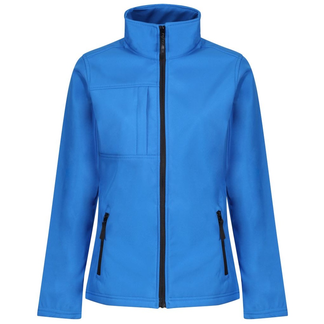 Regatta Professional Cotton Classics-36.A689 Damen 3-Lagen Softshell Jacke Octagon Ii Gr. 18_XXL Oxford Blue/black