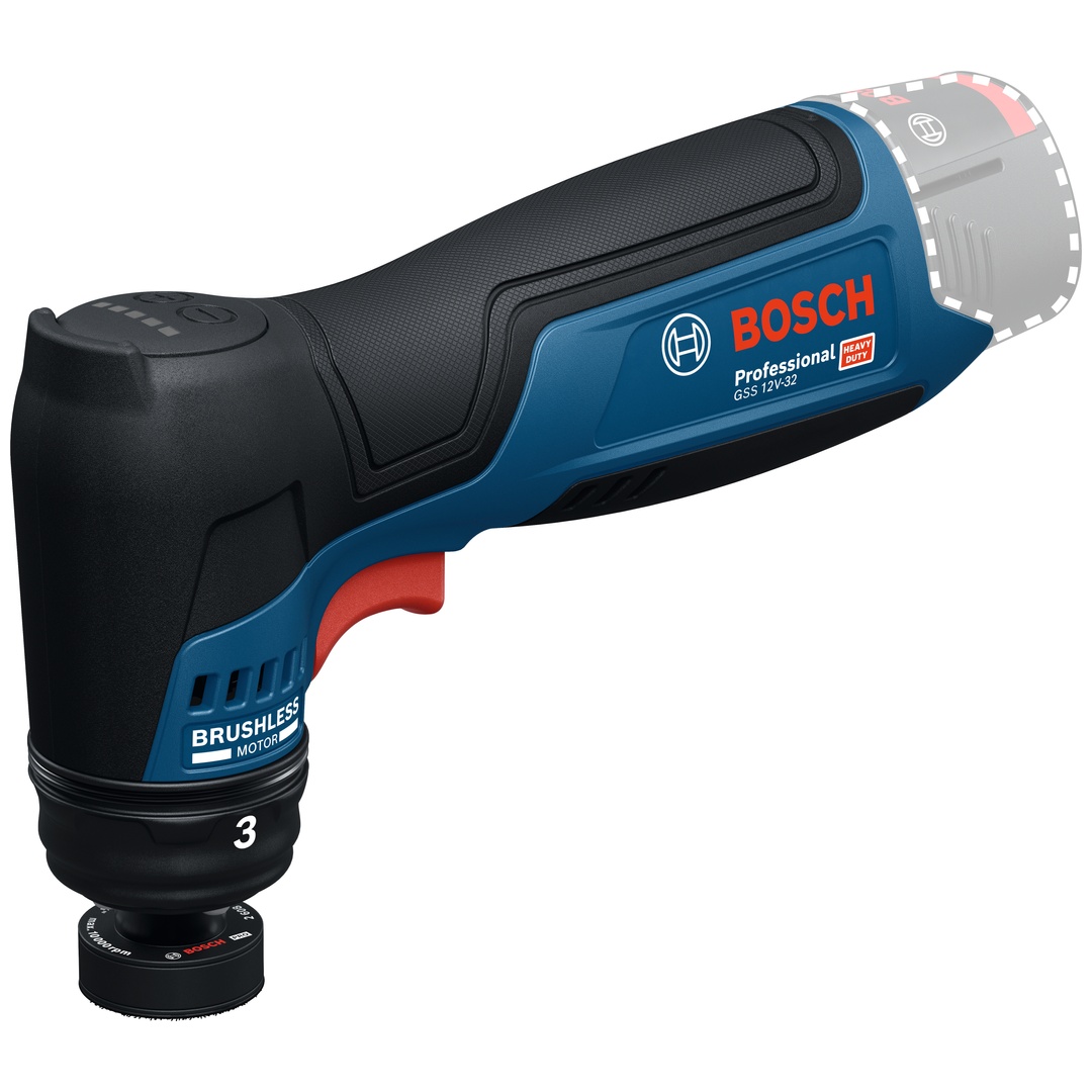 Bosch Professional Bosch Akku-Schwingschleifer GSS 12V-32, incl. Zubehör, Karton