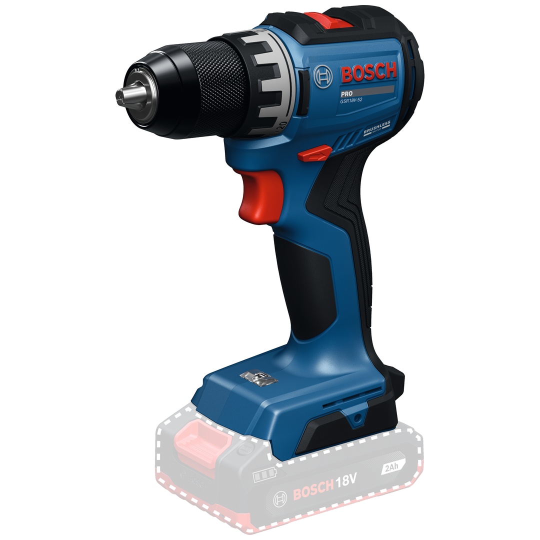 Bosch Professional Bosch Akku-Bohrschrauber GSR18V-52, Karton
