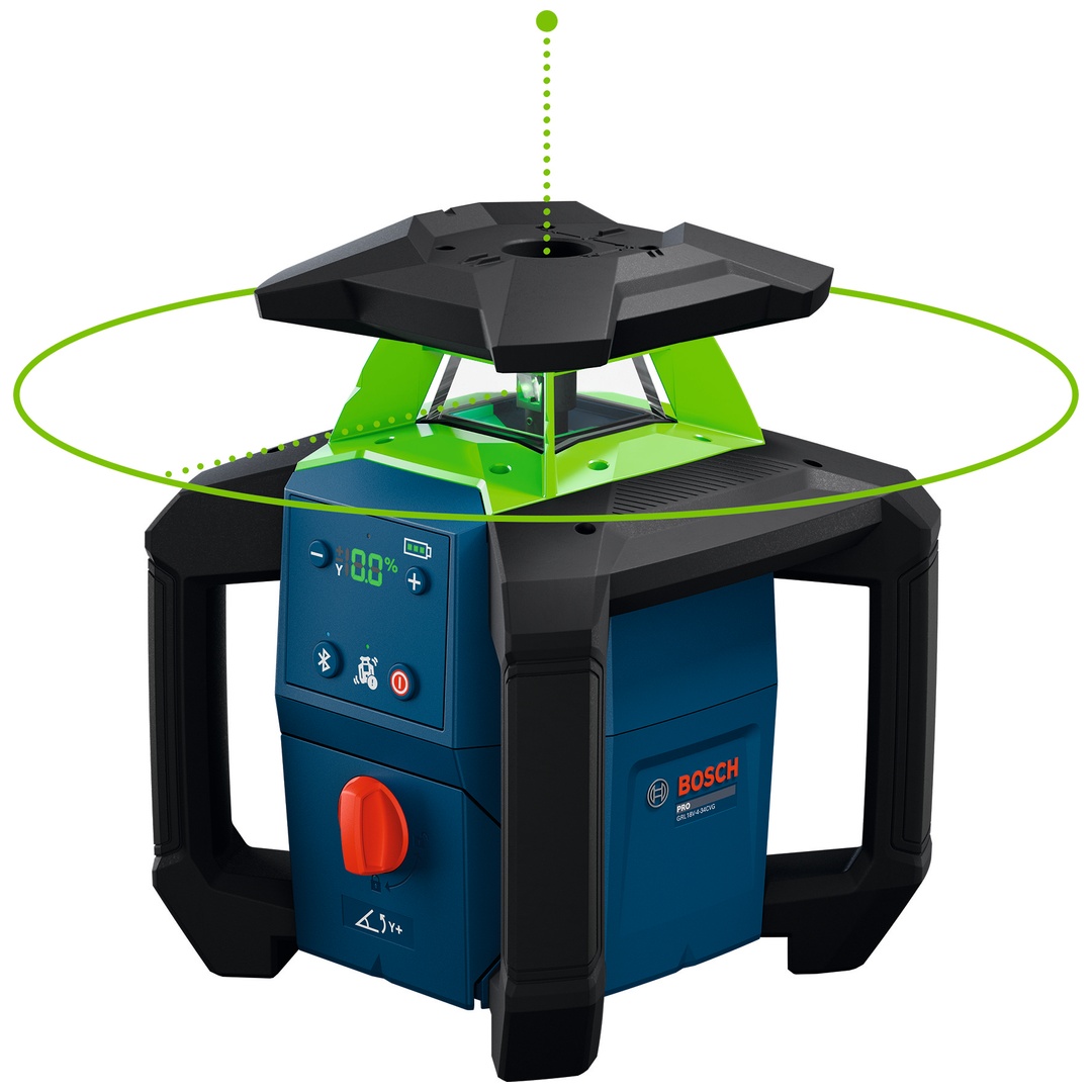 Bosch Professional Bosch Rotationslaser GRL18V-4-34CVG, 1 x Akku ProCORE18V 4 Ah in L-BOXX
