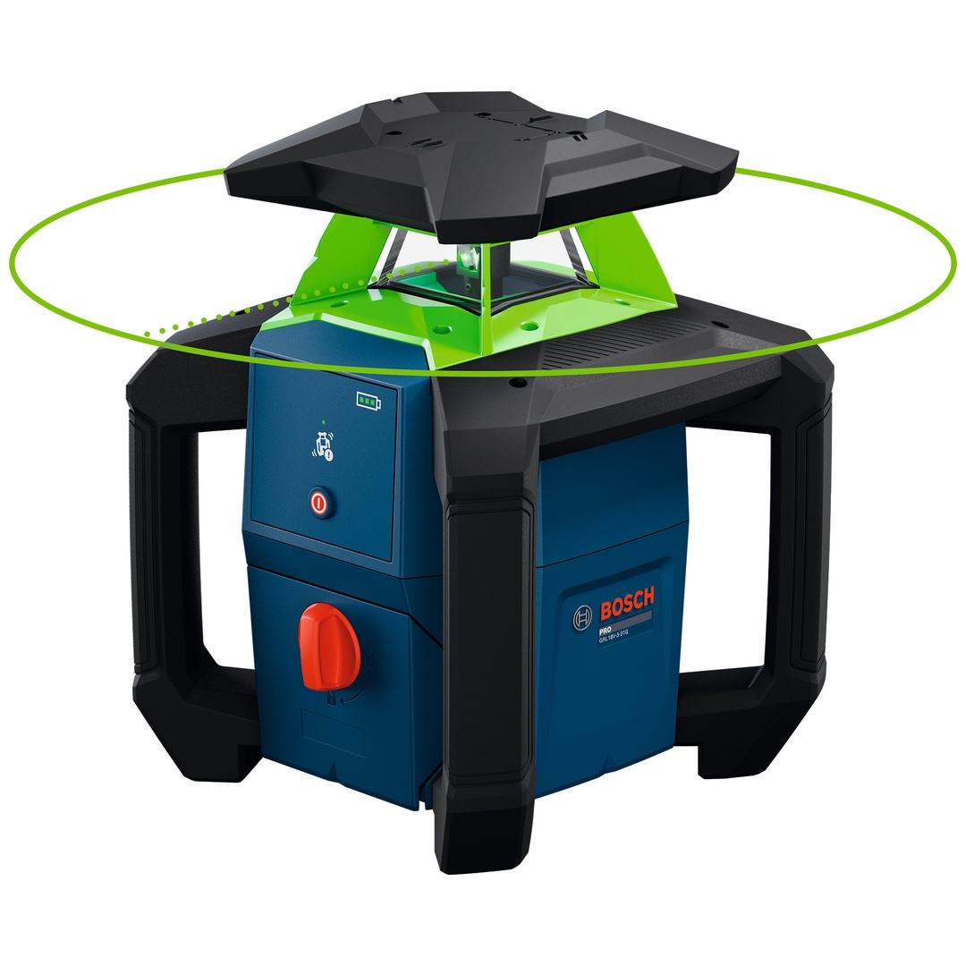 Bosch Professional Bosch Rotationslaser GRL18V-3-31G, incl. Stativ, 1x Akku ProCORE18V 4 Ah in L-BOXX