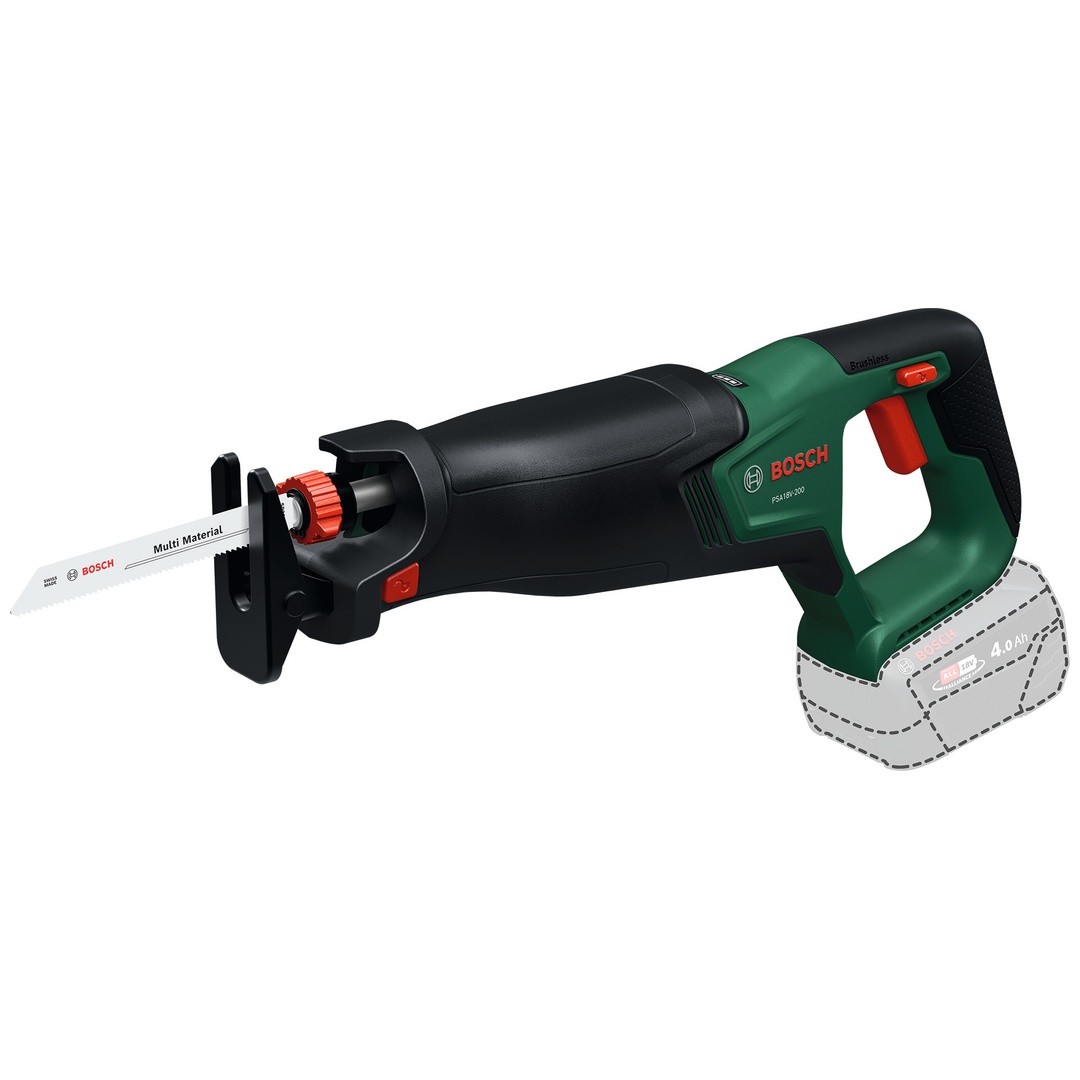 Bosch Akku-Säbelsäge PSA18V-200, incl. Sägeblatt, Karton