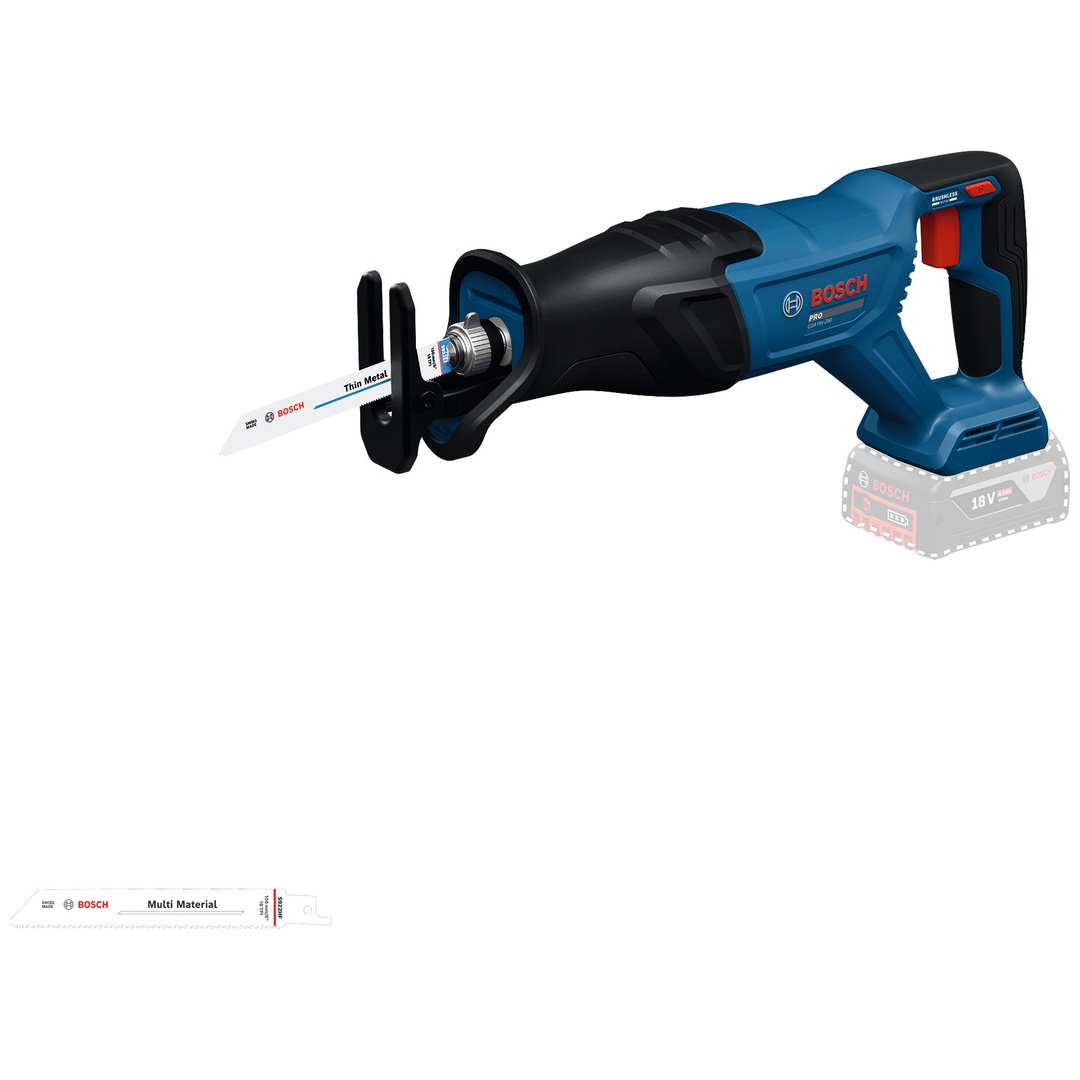 Bosch Professional Bosch Akku-Säbelsäge GSA18V-280, incl. Säbelsägeblätter, Karton