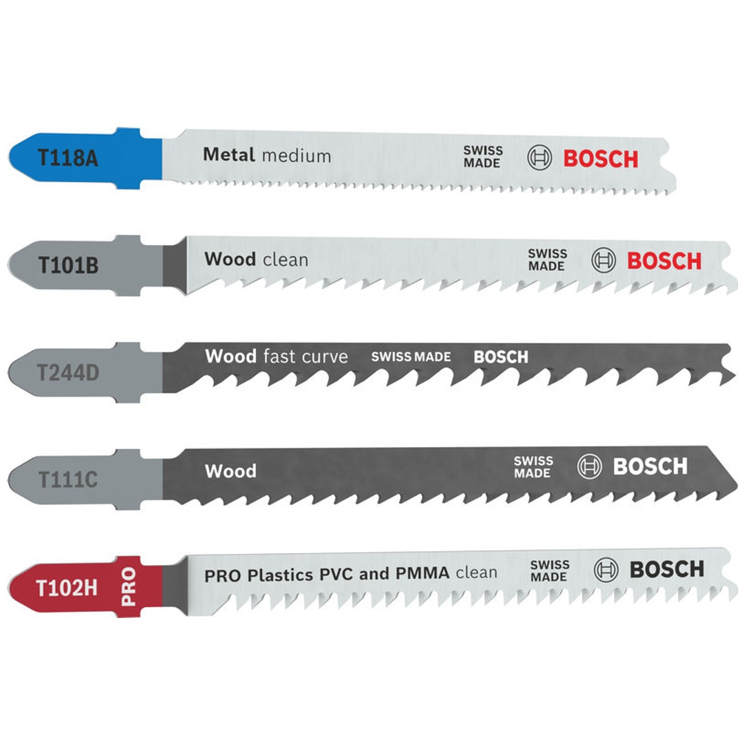Bosch Stichsägeblatt Set Multi Material, 5-tlg.
